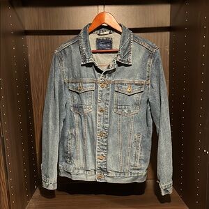 Zara Classic Blue Denim Jacket
